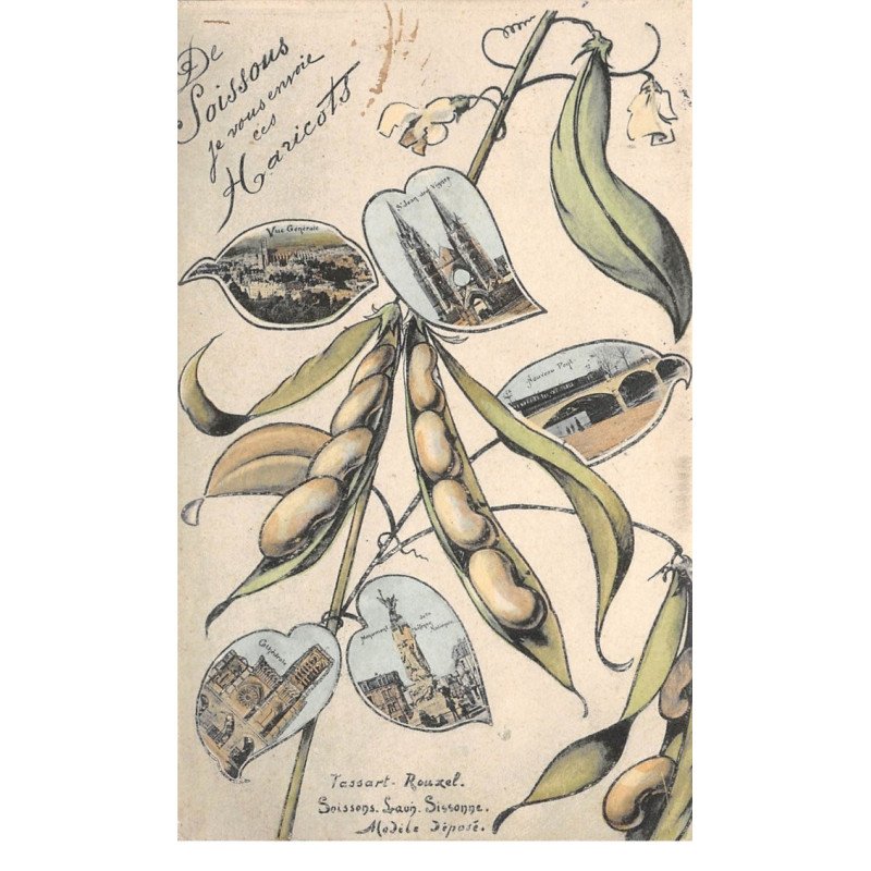 De SOISSONS je vous envoie ces Haricots - très bon état