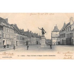 GUISE - Place d'Armes et Statue Camille Desmoulins - très bon état
