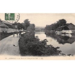 SOISSONS - Les Bords de l'Aisne près du Mail - très bon état