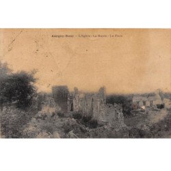 AMIGNY ROUY - L'Eglise - La Mairie - La Place - très bon état