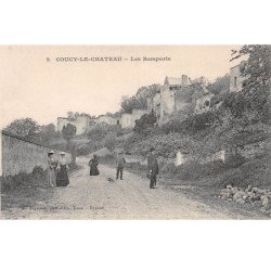 COUCY LE CHATEAU - Les Remparts - très bon état