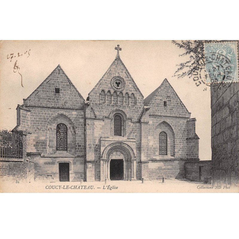 COUCY LE CHATEAU - L'Eglise - très bon état