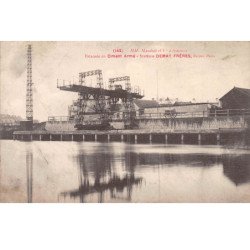 MM. Mauduit et Cie à SOISSONS - Estacade en Ciment armé - très bon état