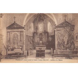 PONTAVERT avant la Grande Guerre 1914 1918 - Intérieur de l'Eglise - très bon état
