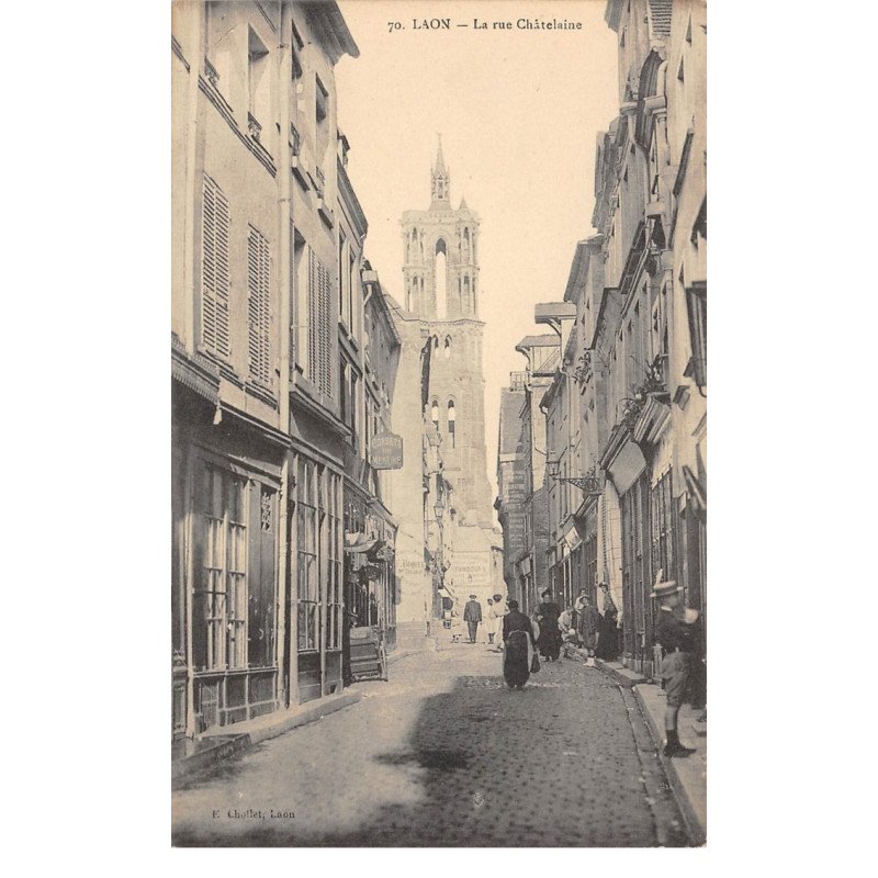 LAON - La Rue Châtelaine - très bon état