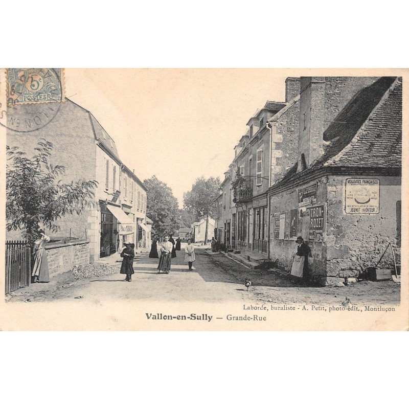 VALLON EN SULLY - Grande Rue - très bon état