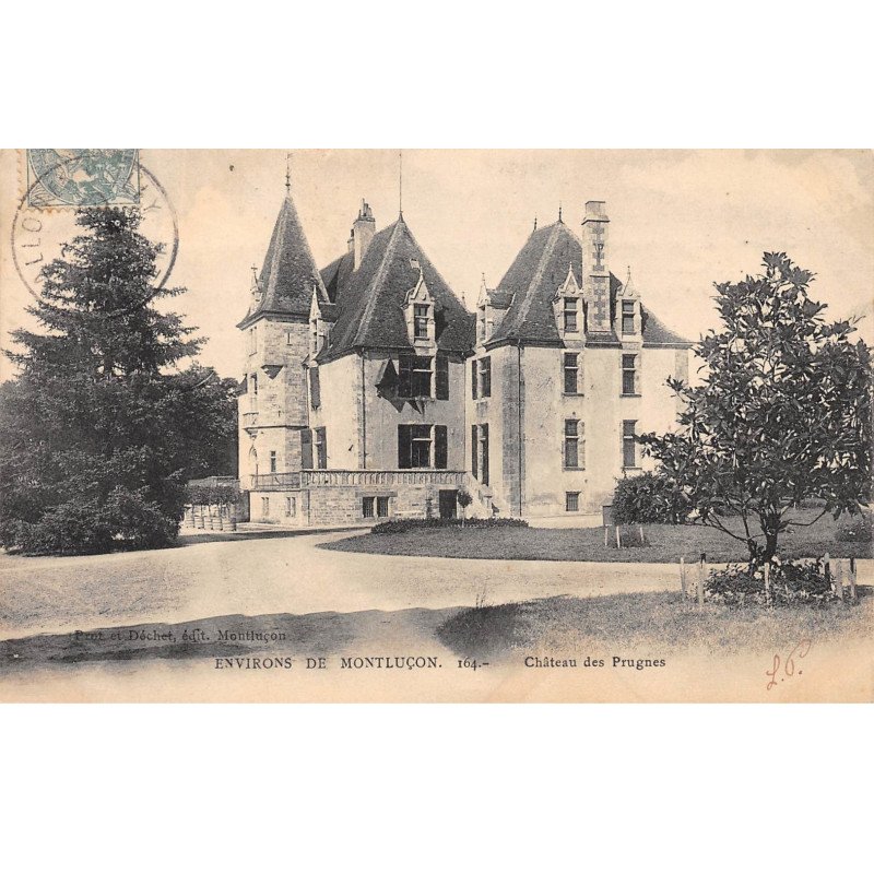 Environs de Montluçon - Château des PRUGNES - très bon état