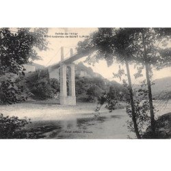 Vallée de l'Allier - Pont suspendu de SAINT ILPIZE - très bon état