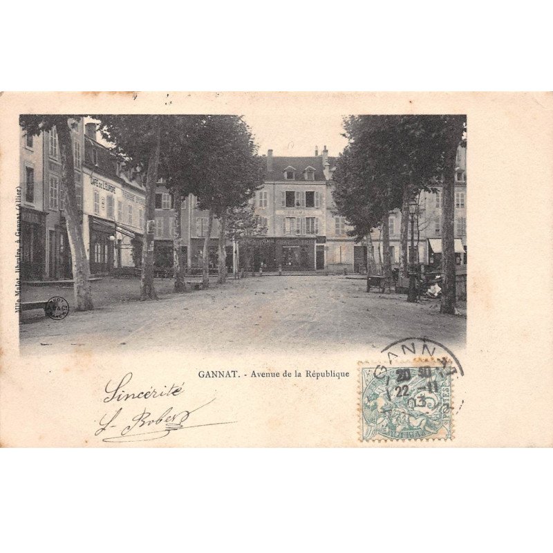 GANNAT - Avenue de la République - très bon état