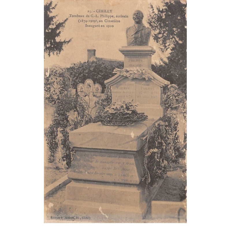 CERILLY - Tombeau de C. L. Philippe - très bon état