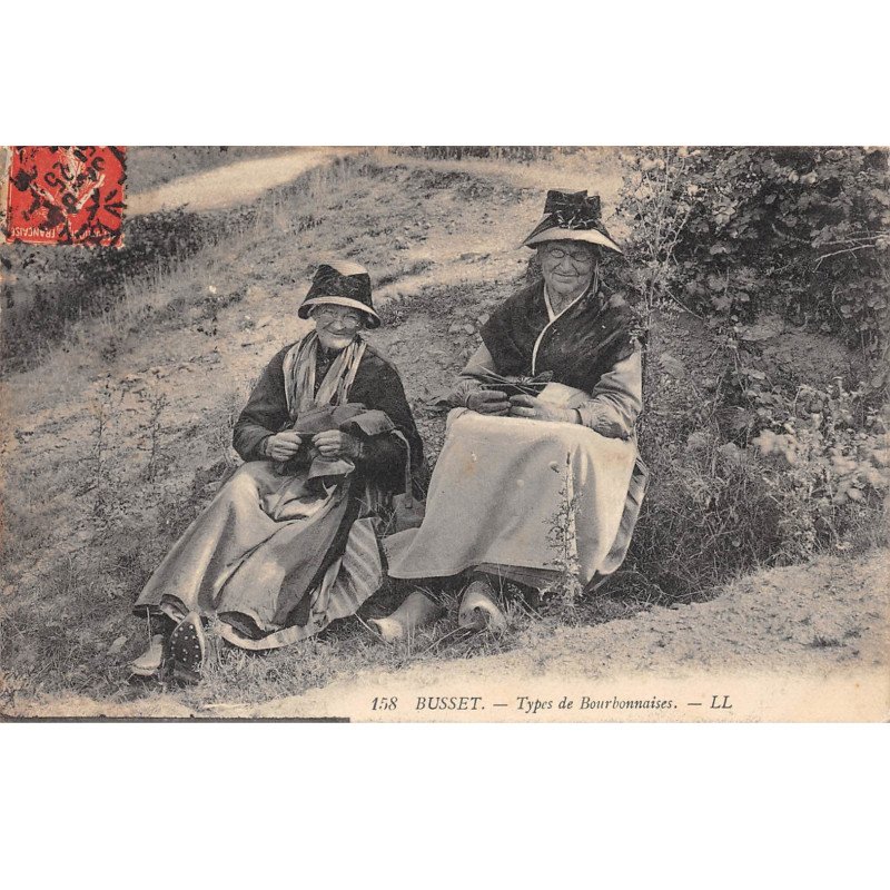 BUSSET - Types de Bourbonnaises - très bon état