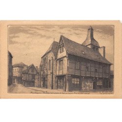 MONTLUCON - Rue des Serruriers et Eglise Saint Pierre - très bon état
