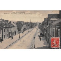 MONTLUCON - Rue de la République vue de la Passerelle - très bon état