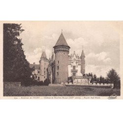 Environs de Vichy - Château de Bourbon Busset - Façade Sud Ouest - très bon état