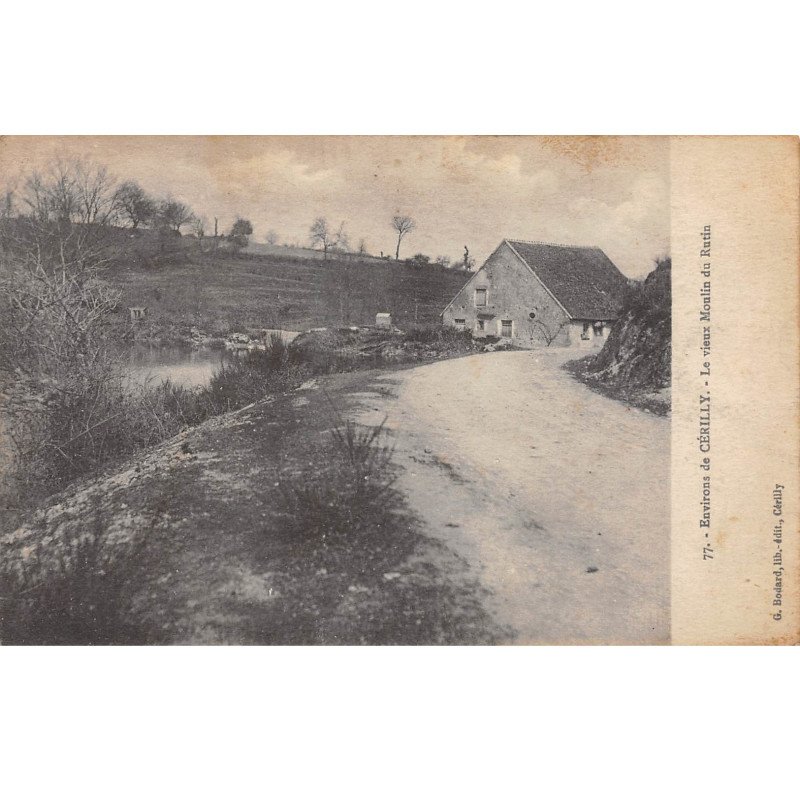 Environs de CERILLY - Le vieux Moulin du Rutin - très bon état