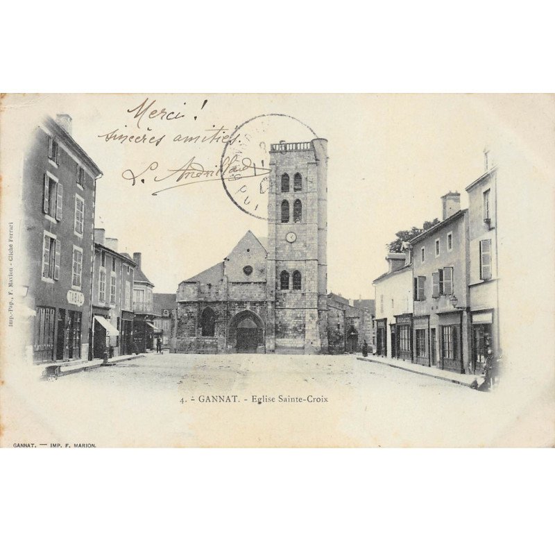 GANNAT - Eglise Sainte Croix - très bon état