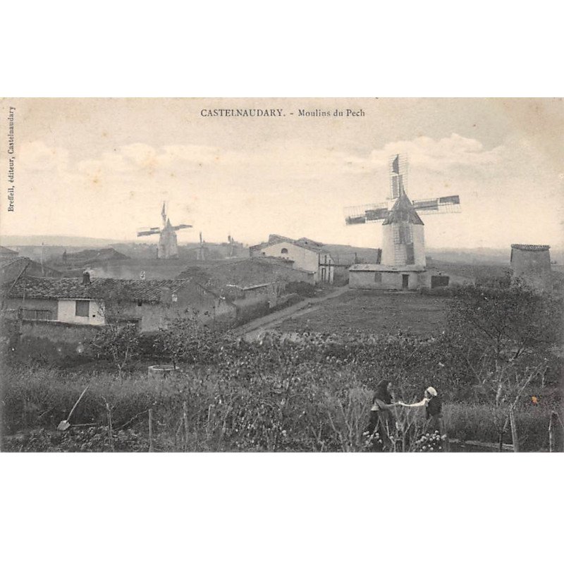 CASTELNAUDARY - Moulins du Pech - très bon état