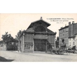 CARCASSONNE - Place Davilla, le Marché aux Grains - très bon état