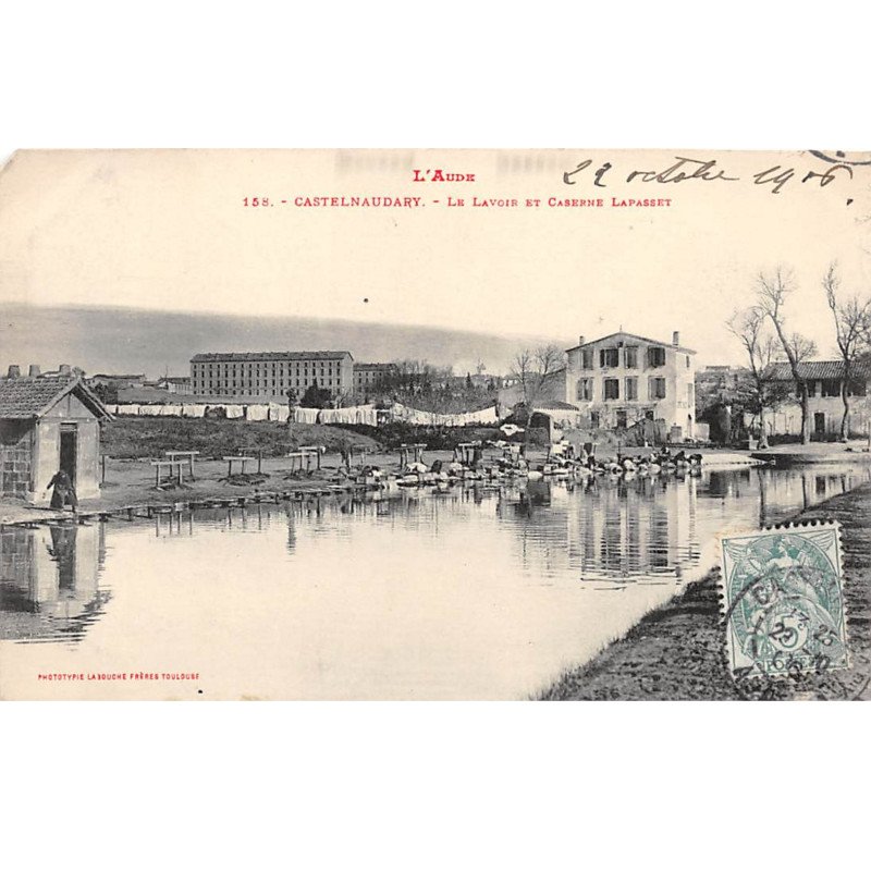 CASTELNAUDARY - Le Lavoir et Caserne Lapasset - très bon état