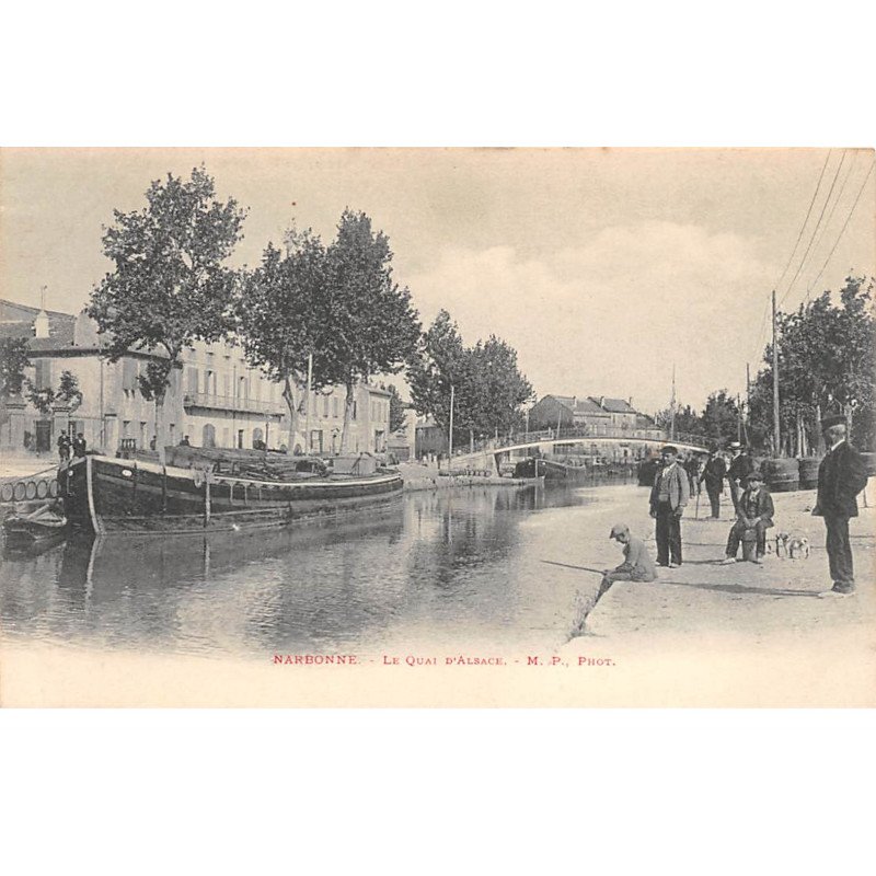 NARBONNE - Le Quai d'Alsace - très bon état