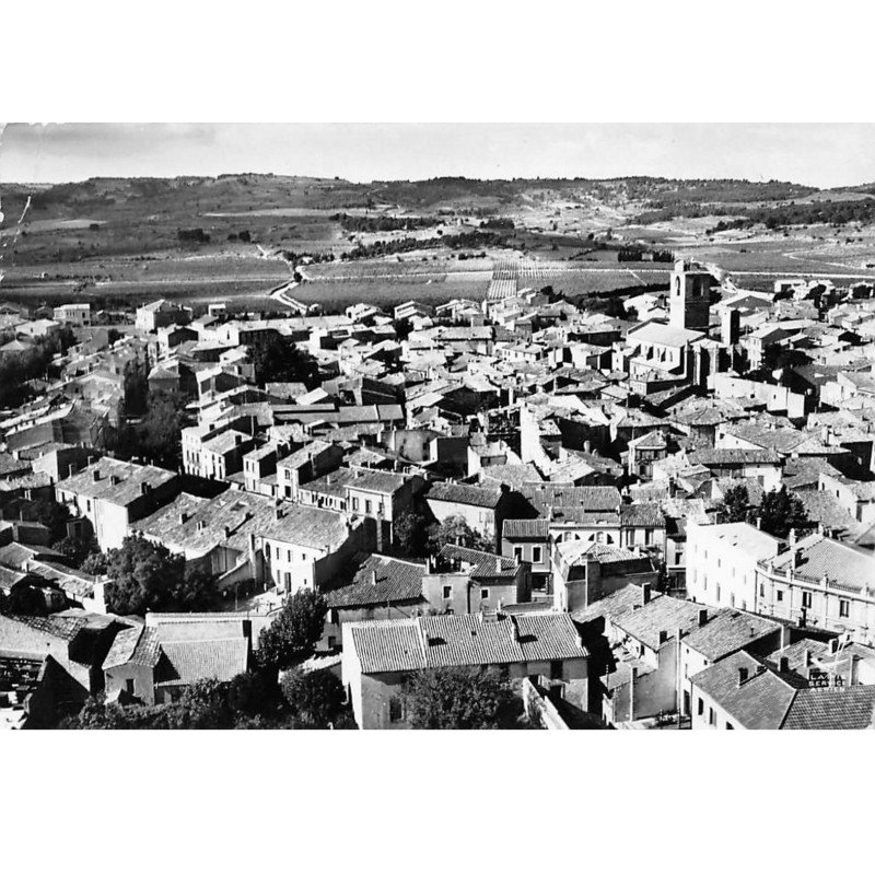 En Avion au dessus de - LEZIGNAN CORBIERES - Vue générale - très bon état