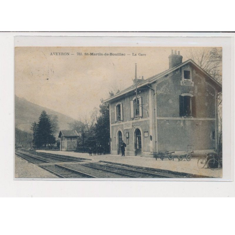 SAINT-MARTIN DE BOUILLAC - La gare - état
