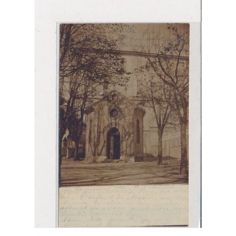 MARSEILLE - Carte photo - chapelle - très bon état