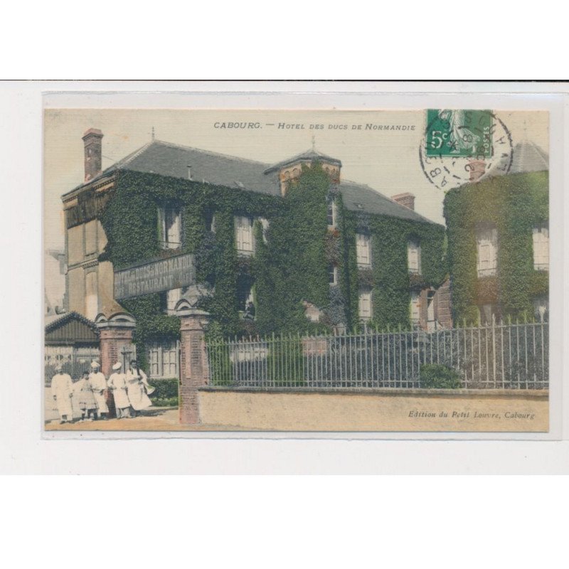 CABOURG - Hôtel des ducs de Normandie - toillée - très bon état