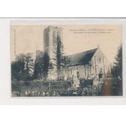 GOUSTRANVILLE - Environs de Dozulé - l'église - inauguration 16 Octobre 1921 - très bon état