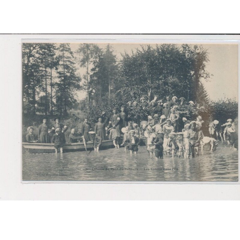 PONT ES RETOURS - Colonie - les colons dans l'ile - très bon état