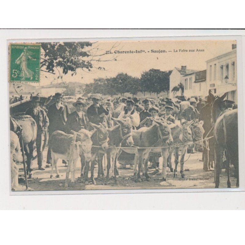 SAUJON - La foire aux ânes - très bon état