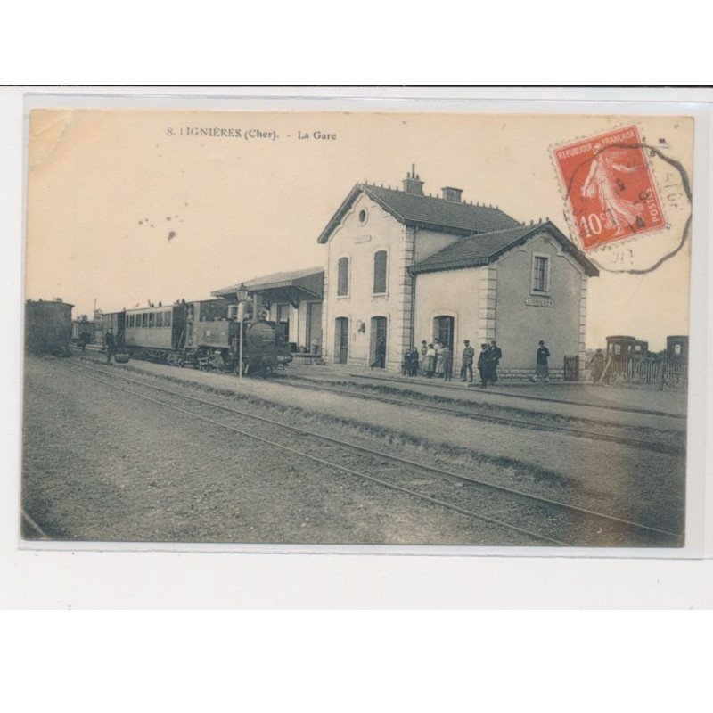 LIGNIERES - la gare - état