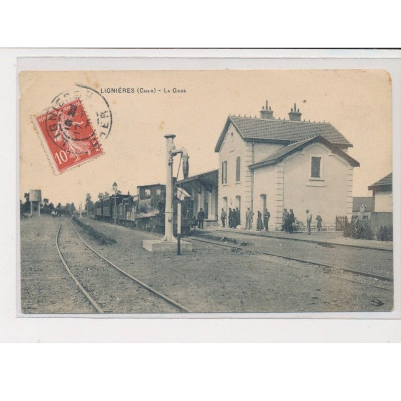 LIGNIERES - la gare - état
