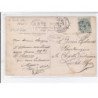 PARIS 16ème : carte photo de la boucherie - marchand de vins BESNAULT au 1 rue de Passy - bon état