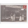 PARIS 16ème : carte photo de la poissonnerie et boucherie au 6 rue des Bauches (GIRARDON) - très bon état