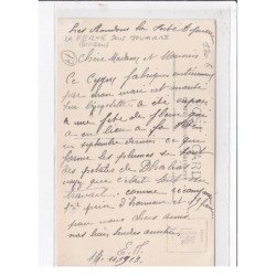 LA FERTE SOUS JOUARRE : carte photo d'un cygne fabriqué pour la fête des fleursen 1913 - très bon état