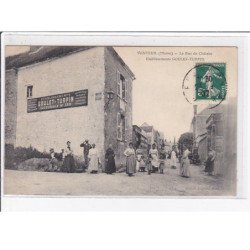 VENTEUIL : la rue du chateau - établissements Goulet Turpin - très bon état