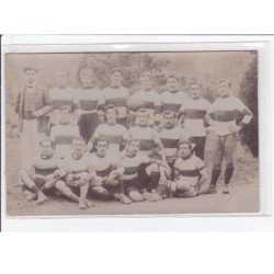 LOCHES : carte photo de l'équipe de rugby de l'union sportive de l'école normale de Loches - très bon état