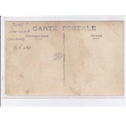 TOURS ? : carte photo de l'imprimerie Couraud (Paris ?) - état