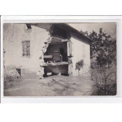 VEUREY : lot de 4 cartes photo des inondation en 1928 - très bon état