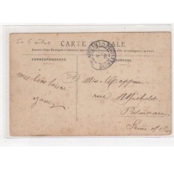 MARCOUSSIS : une boutique du pays - épicerie mercerie Delneuf - état (traces)