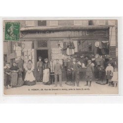 JUVISY : magasin de modes et confection "Au Sans Pareil" maison HEBERT - état