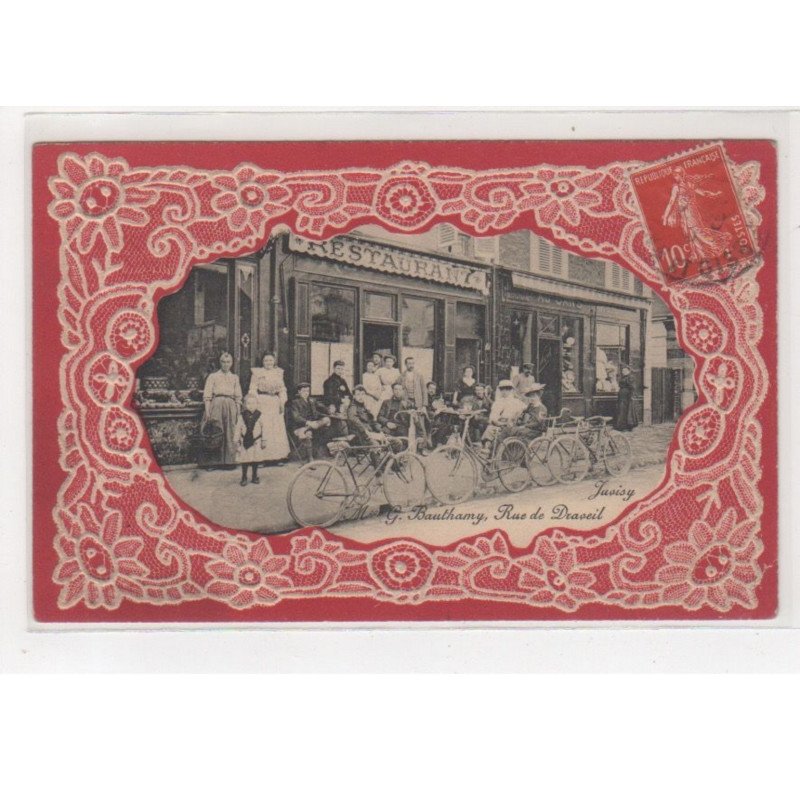 JUVISY : le restaurant BAUTHAMY, rue de Draveil - très bon état