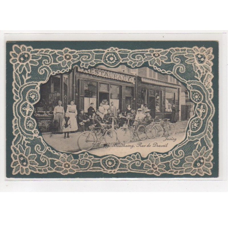 JUVISY : le restaurant BAUTHAMY, rue de Draveil - très bon état