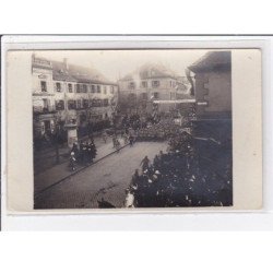 SARREGUEMINES : lot de 6 cartes photo - fêtes de la Libération (militaire - guerre 14-18) - très bon état