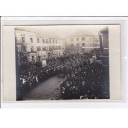 SARREGUEMINES : lot de 6 cartes photo - fêtes de la Libération (militaire - guerre 14-18) - très bon état