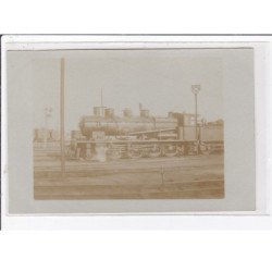 TOURS : lot de 5 cartes photos - chemin de fer - locomotive - train - très bon état