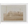 TOURS : lot de 5 cartes photos - chemin de fer - locomotive - train - très bon état