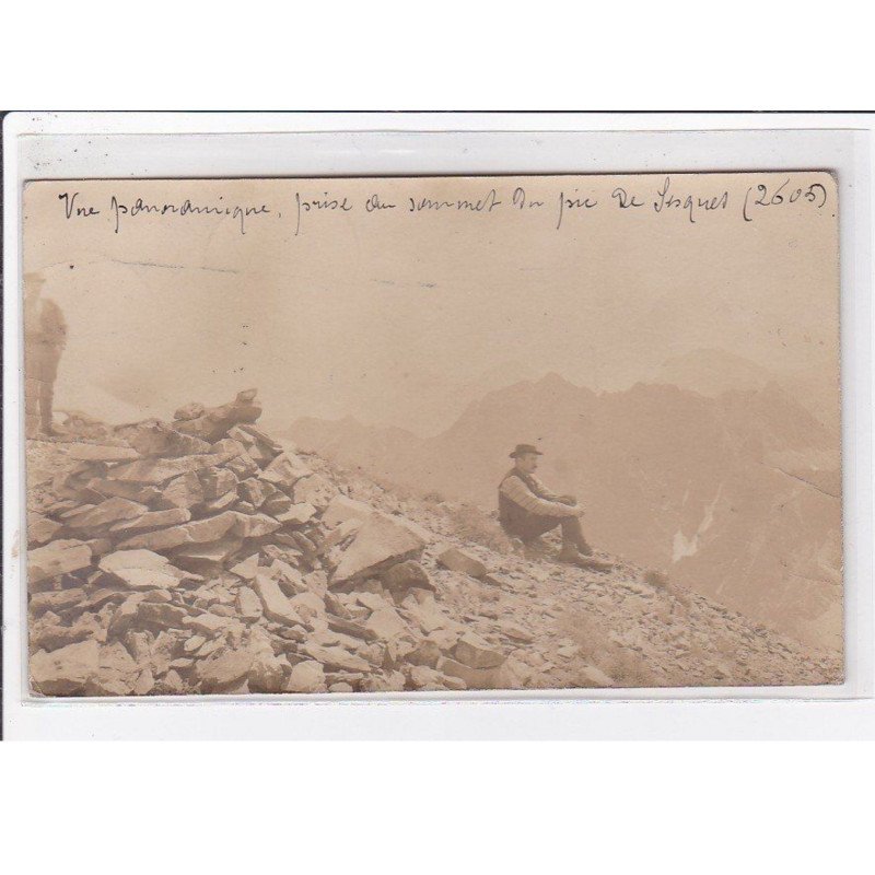 SESQUES : carte photo - vue panoramique prise du sommet du pic de Seques - très bon état