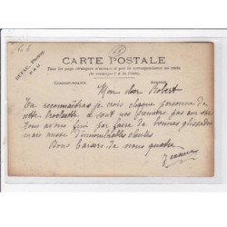 EAUX BONNES : carte photo du concours de skis en 1909 - très bon état